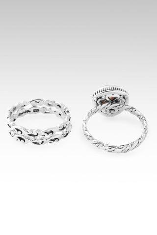 Faith Washed Fear Away Rinng™ in Rainbow Rose Gold Sunstone - Stackable - only found at SARDA™