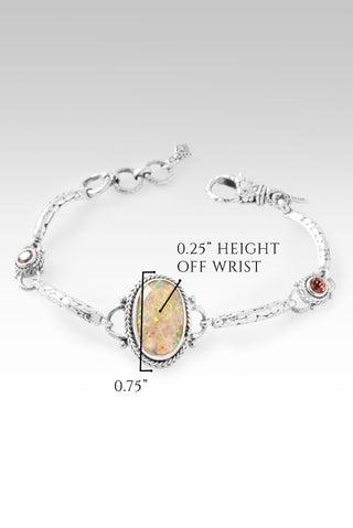Faithful in Every Season Bracelet™ in Peaches & Cream Simulated Opal & Ardent™ Mystic Topaz - Multi Stone - only found at SARDA™