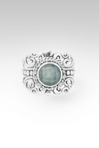 Faithful in Generations Ring™ in Sea Green Chalcedony Mother of Pearl Quartz - Dinner - only found at SARDA™