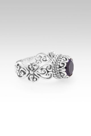 Faithful Then & Now Ring™ in Amethyst - Stackable - only found at SARDA™