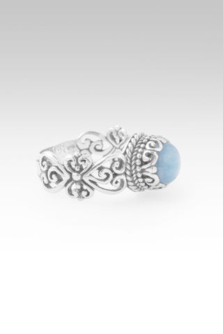 Faithful Then & Now Ring™ in Aquamarine - Stackable - only found at SARDA™