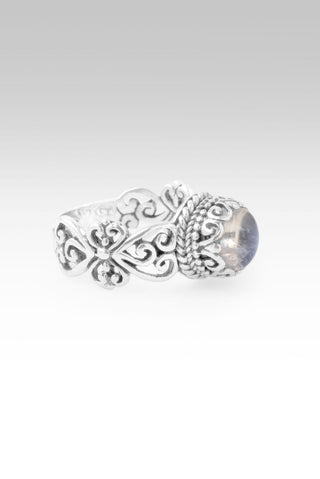 Faithful Then & Now Ring™ in Rainbow Moonstone - Stackable - only found at SARDA™