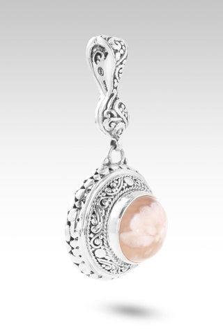 Faithfulness in Bloom Pendant™ in Flower Agate - Single Stone - only found at SARDA™