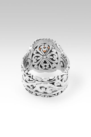 Faithfulness in Bloom Ring™ in Peach Moonstone - Dinner - only found at SARDA™