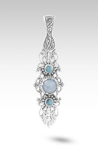 Fall Into Action Pendant™ in Aquamarine & Blue Zircon - Multi Stone - only found at SARDA™