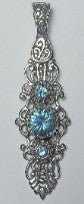Fall Into Action Pendant™ in Cockatoo Daze™ Mystic Quartz & Swiss Blue Topaz - Multi Stone - only found at SARDA™