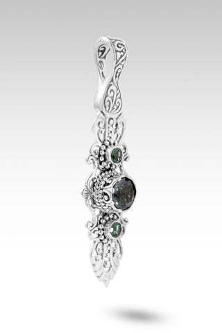 Fall Into Action Pendant™ in Green Fluorite & Bali Hai™ Mystic Topaz - Multi Stone - only found at SARDA™