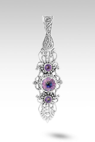 Fall Into Action Pendant™ in Lotus Blossom™ Mystic Quartz & English Tearose™ Mystic Topaz - Multi Stone - only found at SARDA™
