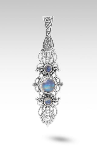 Fall Into Action Pendant™ in Rainbow Moonstone - Multi Stone - only found at SARDA™