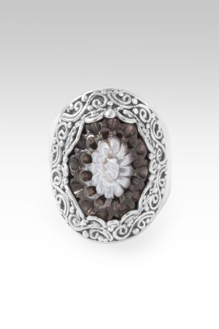 Fear U Lost UR Hold Ring™ in Black Mother of Pearl - Statement - only found at SARDA™
