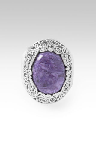 Fear U Lost UR Hold Ring™ in Charoite - Statement - only found at SARDA™