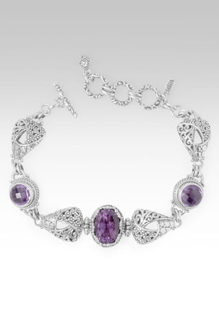 Fear's A Liar Bracelet™ in Amethyst & Rose De France Amethyst - Multi Stone - only found at SARDA™