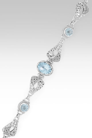 Fear's A Liar Bracelet™ in Swiss Blue Topaz & Arctic Blue Topaz - Multi Stone - only found at SARDA™