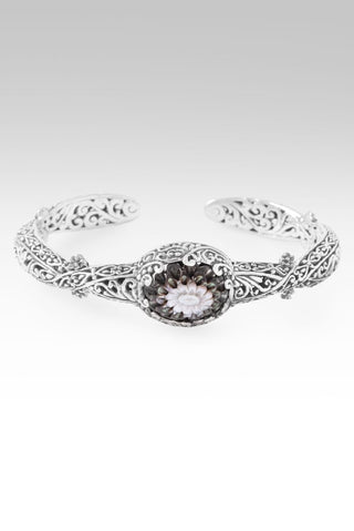 Fears Hold Released Cuff Bracelet™ in Black Mother of Pearl - Cuff - only found at SARDA™