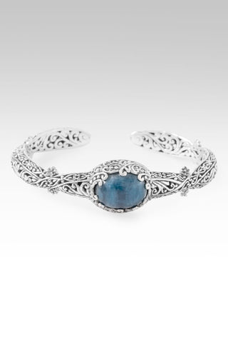 Fears Hold Released Cuff Bracelet™ in Cat's Eye Neon Apatite - Cuff - only found at SARDA™