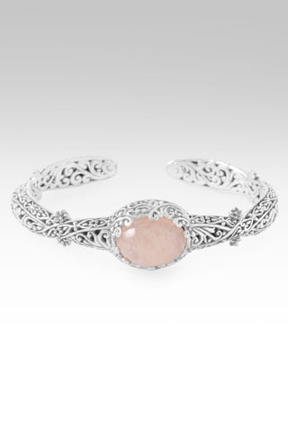 Fears Hold Released Cuff Bracelet™ in Cor - De - Rosa Morganite - Cuff - only found at SARDA™