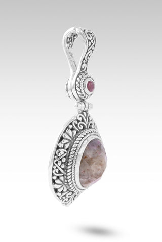 Fear's Not Welcome Here Pendant™ in Ruby in Quartz & Pink Ruby - Multi Stone - only found at SARDA™