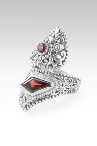 Finally Complete with You Ring II™ in Garnet - Bypass - only found at SARDA™