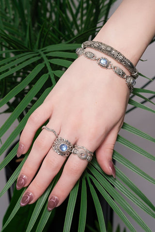 Find Balance Bracelet™ in Rainbow Moonstone - Multi Stone - only found at SARDA™