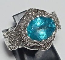 Fire Inside Burning True Ring™ in Bali Breeze™ Mystic Topaz - Dinner - only found at SARDA™