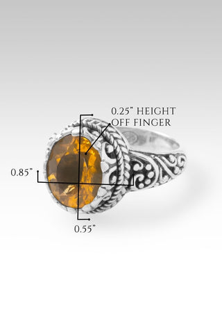 Fire Inside Burning True Ring™ in Brazilian Fire Opal - Dinner - only found at SARDA™