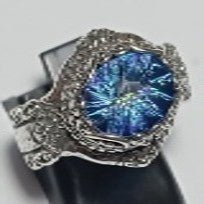 Fire Inside Burning True Ring™ in Perfect Luck™ Mystic Quartz - Dinner - only found at SARDA™