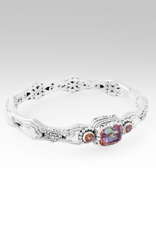 Flowering Grace Tip - to - Tip Bracelet™ in Odyssey Twilight Ecstasy™ Mystic Quartz & Ardent™ Mystic Topaz - Bangle - only found at SARDA™