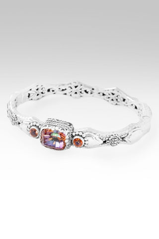 Flowering Grace Tip - to - Tip Bracelet™ in Odyssey Twilight Ecstasy™ Mystic Quartz & Ardent™ Mystic Topaz - Bangle - only found at SARDA™