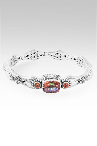 Flowering Grace Tip - to - Tip Bracelet™ in Odyssey Twilight Ecstasy™ Mystic Quartz & Ardent™ Mystic Topaz - Bangle - only found at SARDA™