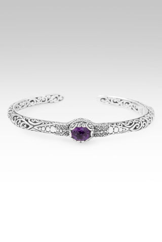 Forever Yours Cuff Bracelet™ in African Amethyst - Cuff - only found at SARDA™