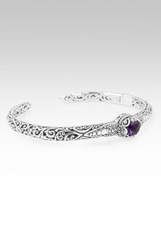 Forever Yours Cuff Bracelet™ in African Amethyst - Cuff - only found at SARDA™
