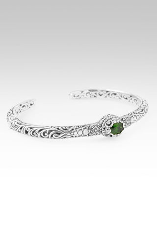 Forever Yours Cuff Bracelet™ in Chrome Diopside - Cuff - only found at SARDA™