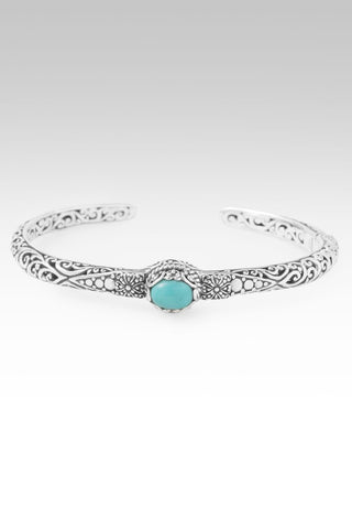 Forever Yours Cuff Bracelet™ in Mexican Turquoise - Cuff - only found at SARDA™
