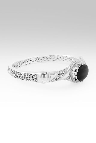 Forgiveness Given Bangle Bracelet™ in Black Onyx - Bangle - only found at SARDA™