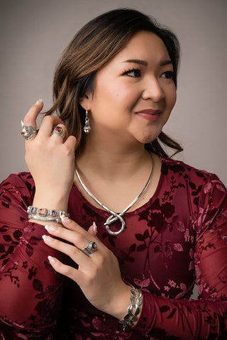 Forgiveness Given Bracelet™ in Odyssey Twilight Ecstasy™ Mystic Quartz, Gladiola Blossom™ Mystic Topaz & Champagne Lab Created Sapphire - Multi Stone - only found at SARDA™