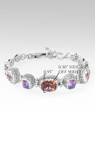 Forgiveness Given Bracelet™ in Odyssey Twilight Ecstasy™ Mystic Quartz, Gladiola Blossom™ Mystic Topaz & Champagne Lab Created Sapphire - Multi Stone - only found at SARDA™