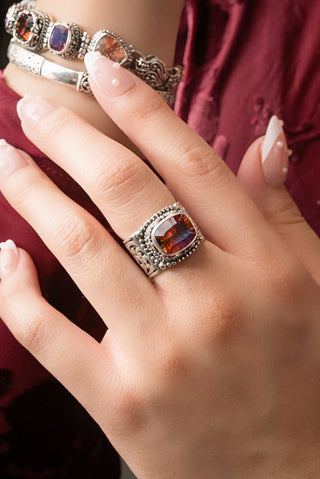 Forgiveness Given Ring II™ in Odyssey Twilight Ecstasy™ Mystic Quartz - Dinner - only found at SARDA™