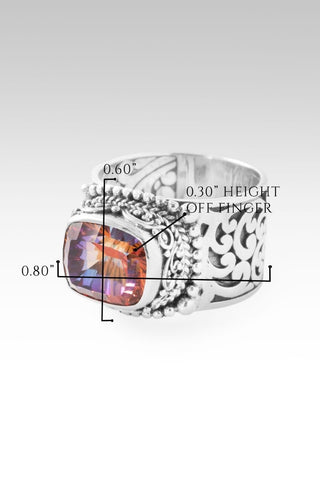 Forgiveness Given Ring II™ in Odyssey Twilight Ecstasy™ Mystic Quartz - Dinner - only found at SARDA™
