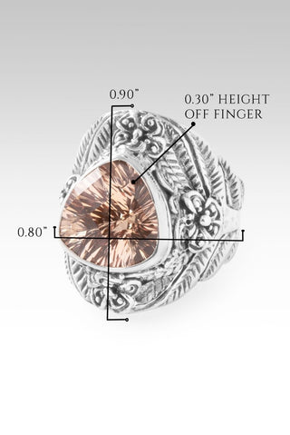 Forgiveness Given Ring™ in Champagne Lab Created Sapphire - Dinner - only found at SARDA™
