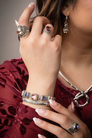 Forgiveness Given Ring™ in Champagne Lab Created Sapphire - Dinner - only found at SARDA™