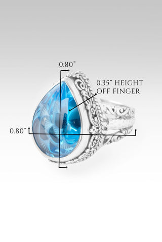 Found by Most High Ring™ in Swiss Blue Topaz - Dinner - only found at SARDA™