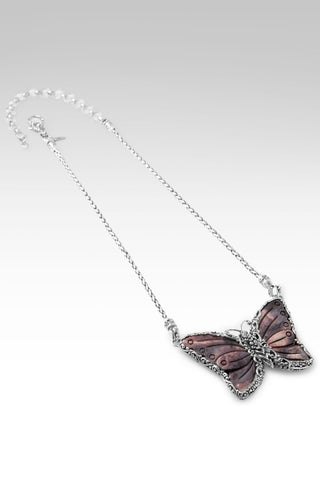 Free Flying Necklace™ in Porcelain Jasper Carved Butterfly - Statement - only found at SARDA™
