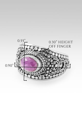 Freely Given Love Ring II™ in Tanzanian Ruby - Statement - only found at SARDA™