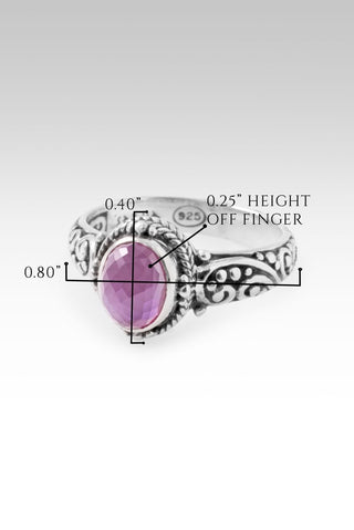 Freely Given Love Ring™ in Tanzanian Ruby - Dinner - only found at SARDA™