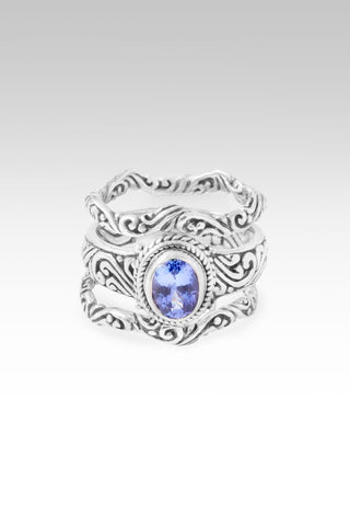 Freely Given, Not Earned Ring™ in Tanzanite - Stackable - only found at SARDA™