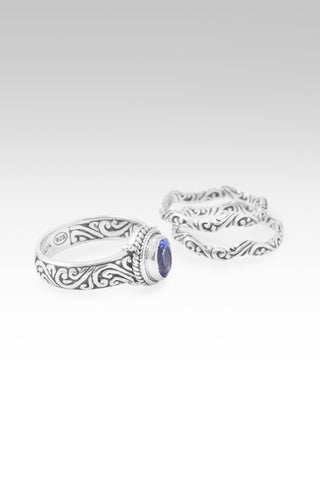 Freely Given, Not Earned Ring™ in Tanzanite - Stackable - only found at SARDA™