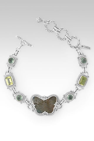 Fullness of Peace Bracelet™ in Labradorite & Black Stone, Peridot & Mint Kyanite - Multi Stone - only found at SARDA™