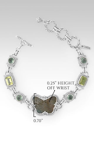 Fullness of Peace Bracelet™ in Labradorite & Black Stone, Peridot & Mint Kyanite - Multi Stone - only found at SARDA™