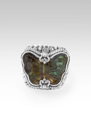 Fullness of Peace Ring™ in Labradorite & Black Stone - Statement - only found at SARDA™