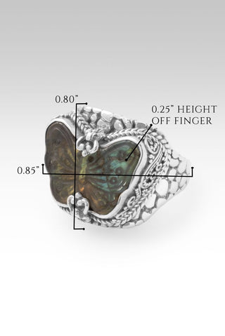 Fullness of Peace Ring™ in Labradorite & Black Stone - Statement - only found at SARDA™